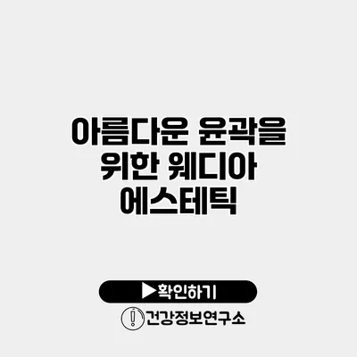 아름다운 윤곽을 위한 웨디아 에스테틱