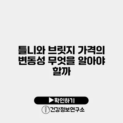틀니와 브릿지 가격의 변동성 무엇을 알아야 할까?